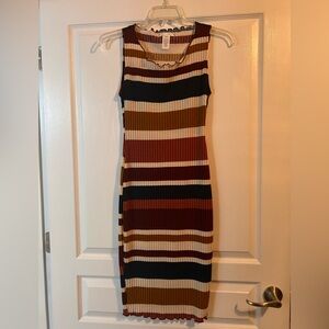 Striped Sleeveless Dress